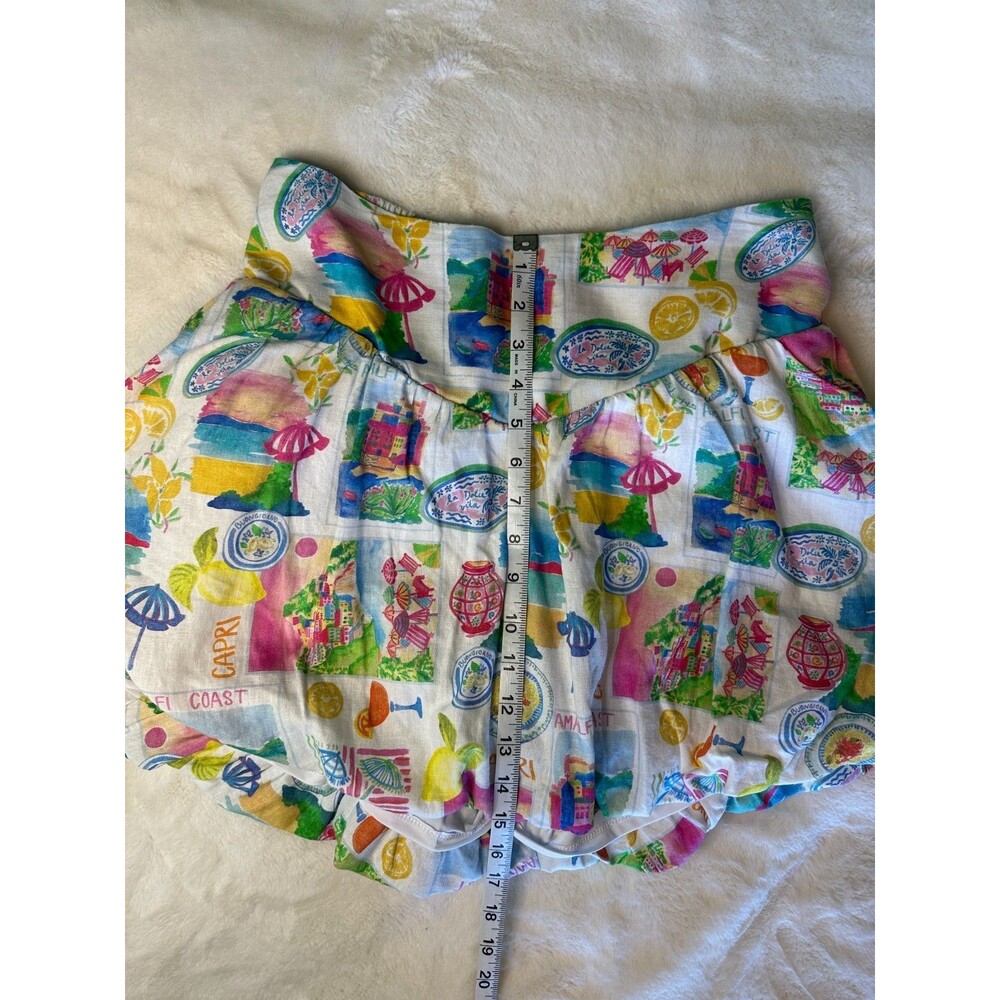 NWT Show me Your Mumu Celeste Skort Women's XL Fun Colorful Amalfi Coast - Picture 4 of 7